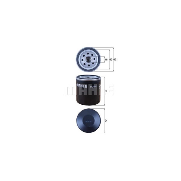 Oljefilter Mahle OC 988 MAHLE