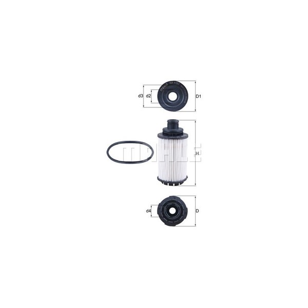 Oljefilter Mahle OX 1137D MAHLE