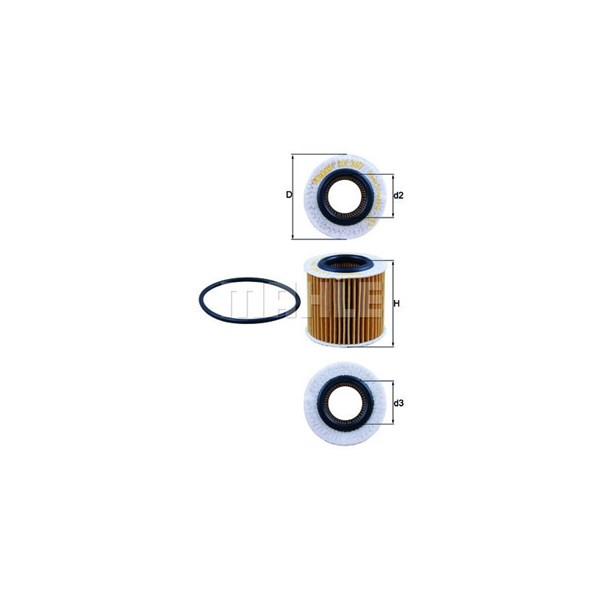 Oljefilter Mahle OX 360D MAHLE