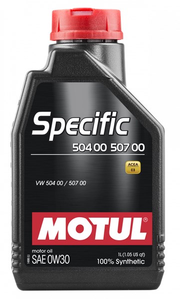 Motorolja MOTUL SPECIFIC 504 00 507 00, C3  0W-30, 1L Motul 10704 MOTUL