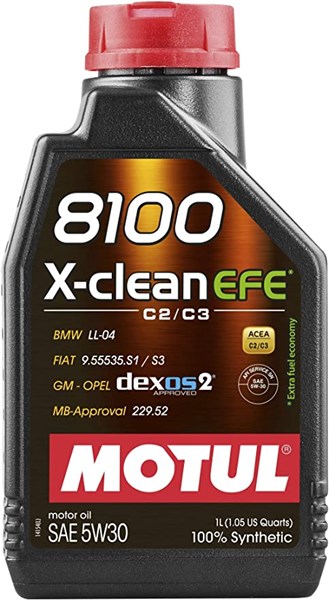 Motorolja MOTUL 8100 X-CLEAN EFE 5W-30, 1L MOTUL Motorolja MOTUL 8100 X-CLEAN EFE 5W-30, 1L MOTUL