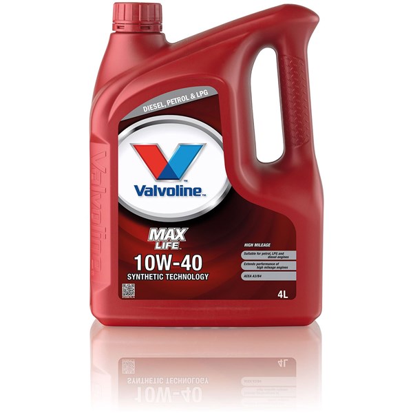 Motorolja VALVOLINE MaxLife 10W-40 A3/B3/B4, 4L Valvoline 872296 VALVOLINE