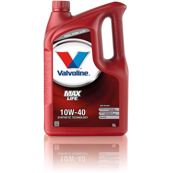 Motorolja VALVOLINE MaxLife 10W-40 A3/B3/B4, 5L VALVOLINE