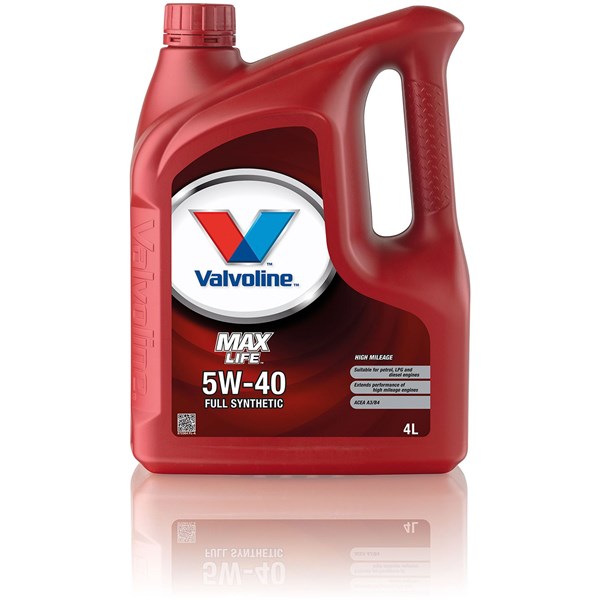 Motorolja VALVOLINE MaxLife 5W-40 A3/B3/B4, 4L VALVOLINE
