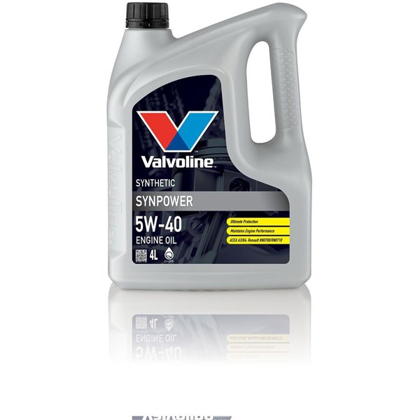 Motorolja VALVOLINE SynPower 5W-40 A3/B3/B4, 4L VALVOLINE
