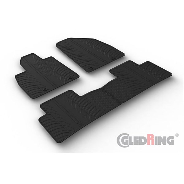 Gummimattor, Fram eller bak Gledring GL 0763 GledRing Gummimattor, Fram eller bak Gledring GL 0763 GledRing