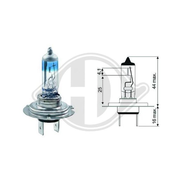 Glödlampa, svänghjälpsstrålkastare 12V Diederichs LID10020 DIEDERICHS