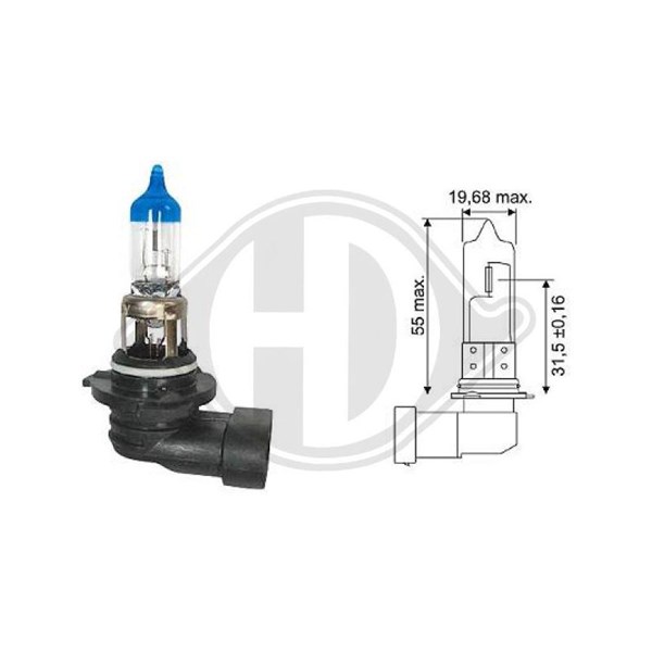 Halogenlampa  DIEDERICHS More Light +120% HB3 P20d Diederichs LID DIEDERICHS