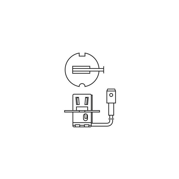 Halogenlampa BOSCH Pure Light BL H3 PK22s 12V Bosch 1 987 301 006 BOSCH