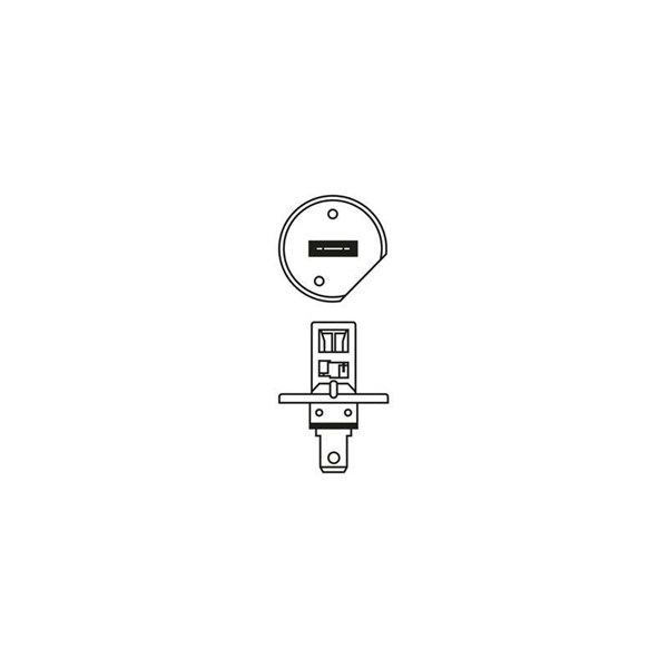 Halogenlampa BOSCH Plus 90 BL H1 P14,5s 12V Bosch 1 987 301 076 BOSCH
