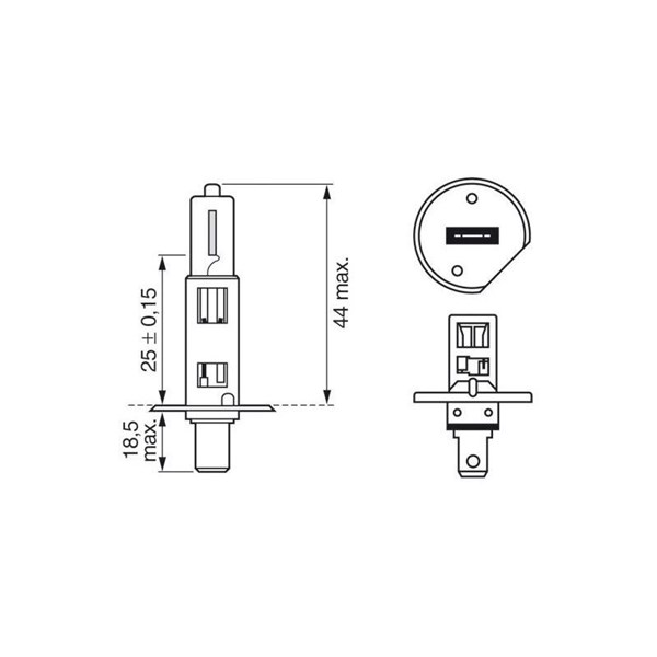 Halogenlampa BOSCH Plus 120 Gigalight BL H1 P14,5s Bosch 1 987 30 BOSCH