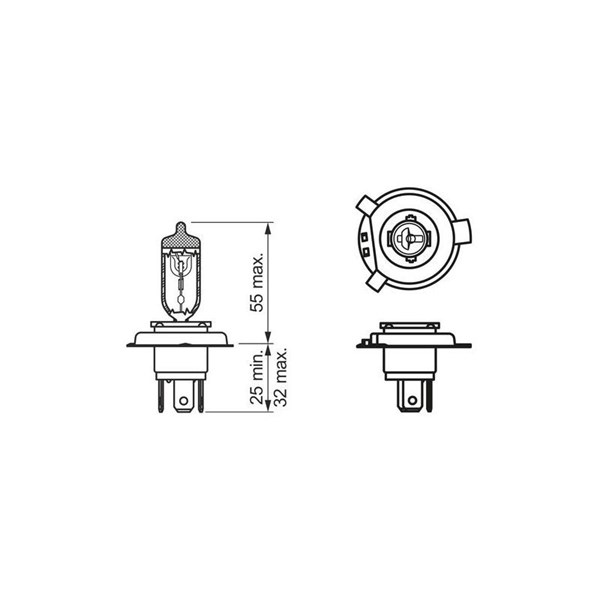 Xenonlampa BOSCH HS1 PX43t 12V Bosch Pure light ws 1 987 302 104 BOSCH Xenonlampa BOSCH HS1 PX43t 12V Bosch Pure light ws 1 987 302 104 BOSCH