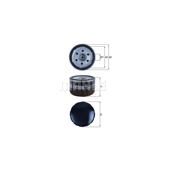 Oljefilter Knecht OC 306 KNECHT