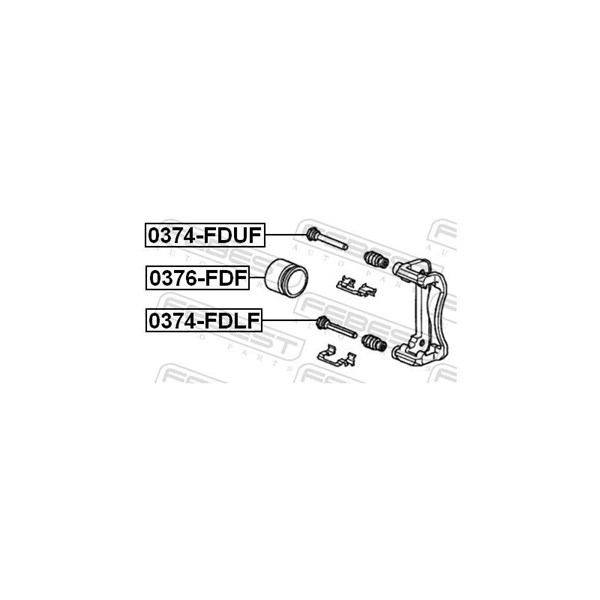 Styrbult, bromsok Febest 0374-FDLF FEBEST Styrbult, bromsok Febest 0374-FDLF FEBEST