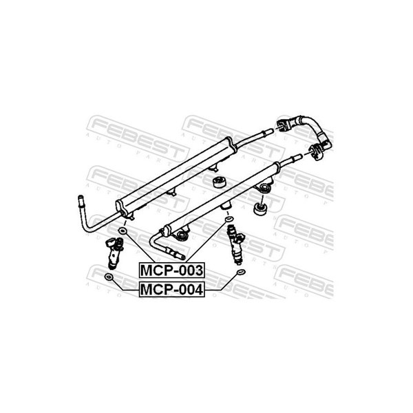 O-ring, insprutning Febest MCP-003 FEBEST O-ring, insprutning Febest MCP-003 FEBEST