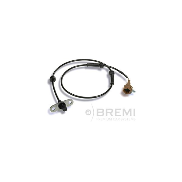ABS-givare, Sensor, hjulvarvtal, Framaxel, Bakaxel vänster Bremi  BREMI