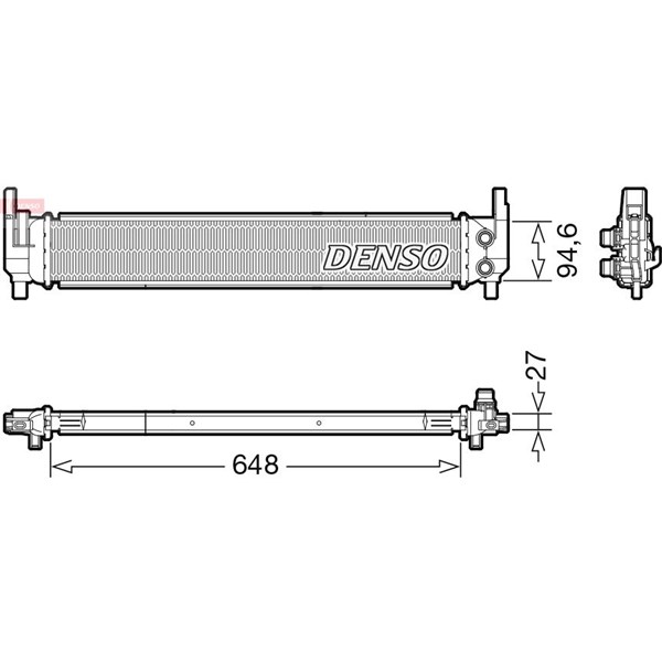 Kylare, motorkylning Denso DRM02042 DENSO