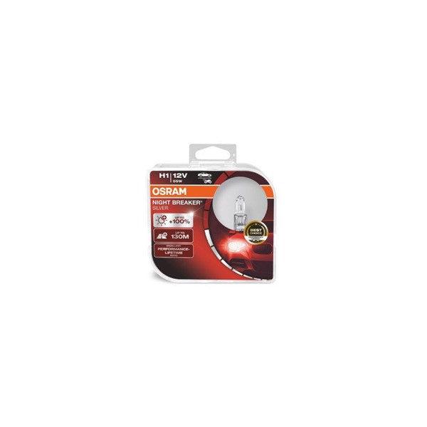 Halogenlampa OSRAM NIGHT BREAKER SILVER H1 P14,5s Osram 64150NBS OSRAM