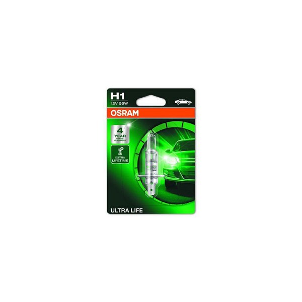 Halogenlampa OSRAM ULTRA LIFE H1 P14,5s 12V Osram 64150ULT OSRAM