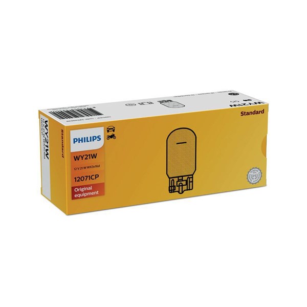 Glödlampa PHILIPS  WY21W WX3x16d, Bak, Fram, Fram eller bak, Sido