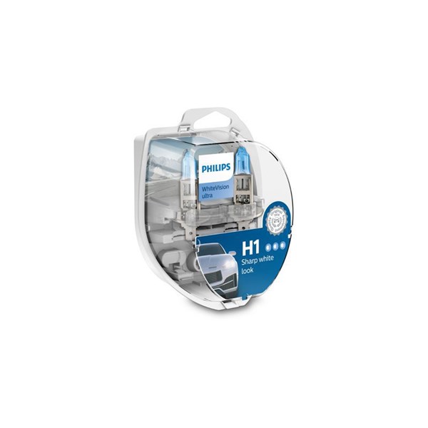 Halogenlampa PHILIPS WhiteVision ultra H1 P14,5s Philips 12258WVU