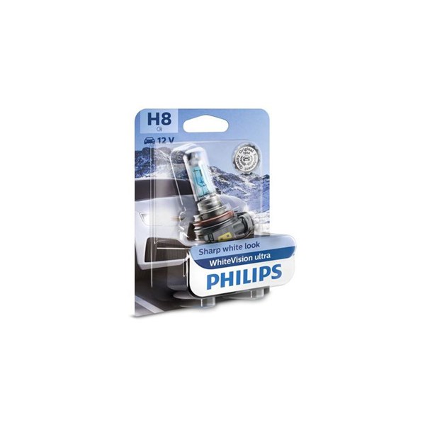 Xenonlampa PHILIPS WhiteVision ultra H8 PGJ19-1 Philips 12360WVUB