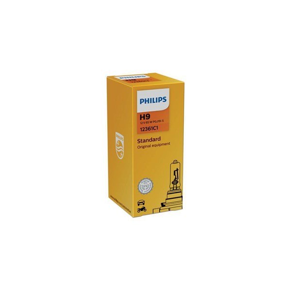 Halogenlampa PHILIPS Vision H9 PGJ19-5 12V Philips 12361C1