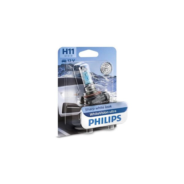 Halogenlampa PHILIPS WhiteVision ultra H11 PGJ19-2 Philips 12362W