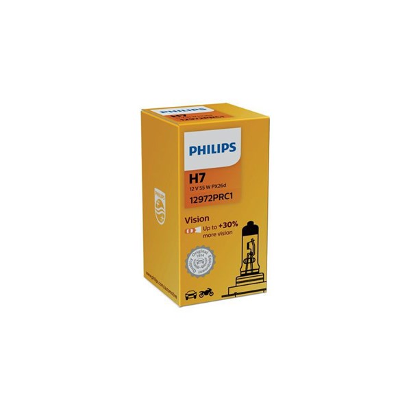 Halogenlampa PHILIPS Vision H7 PX26d 12V Philips 12972PRC1