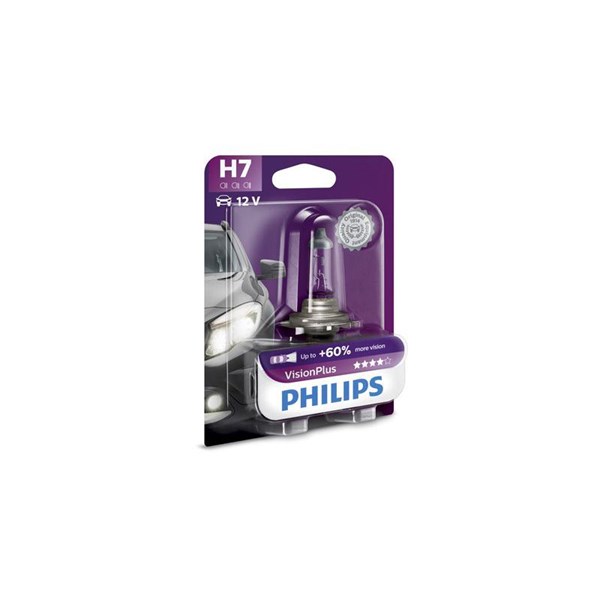 Halogenlampa PHILIPS VisionPlus H7 PX26d 12V Philips 12972VPB1