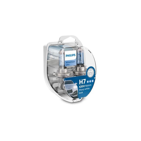 Halogenlampa PHILIPS WhiteVision ultra H7 PX26d Philips 12972WVUS