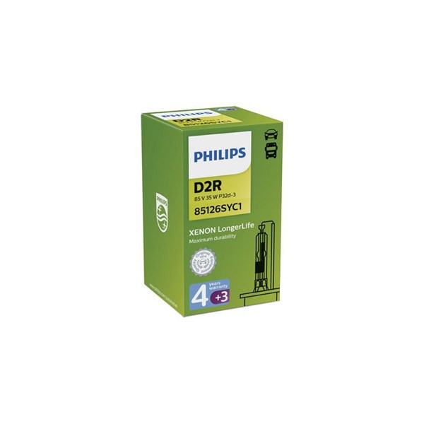 Xenonlampa PHILIPS Xenon LongerLife D2r P32d-3 Philips 85126SYC1