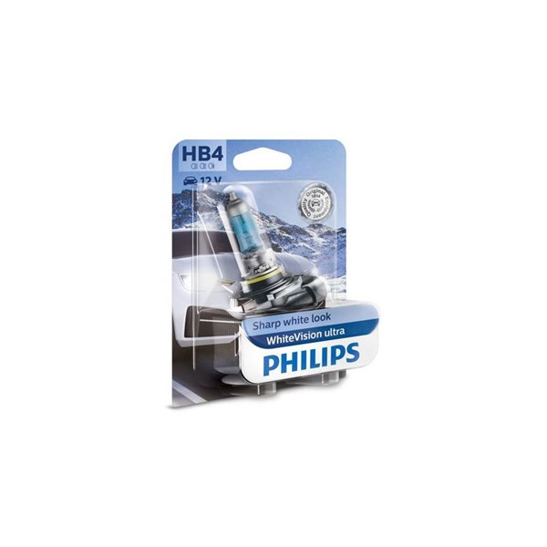 Halogenlampa PHILIPS WhiteVision ultra Hb4 P22d Philips 9006WVUB1