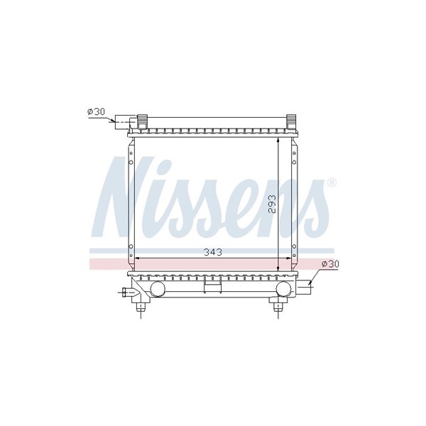 Kylare, motorkylning Nissens 62551 NISSENS Kylare, motorkylning Nissens 62551 NISSENS