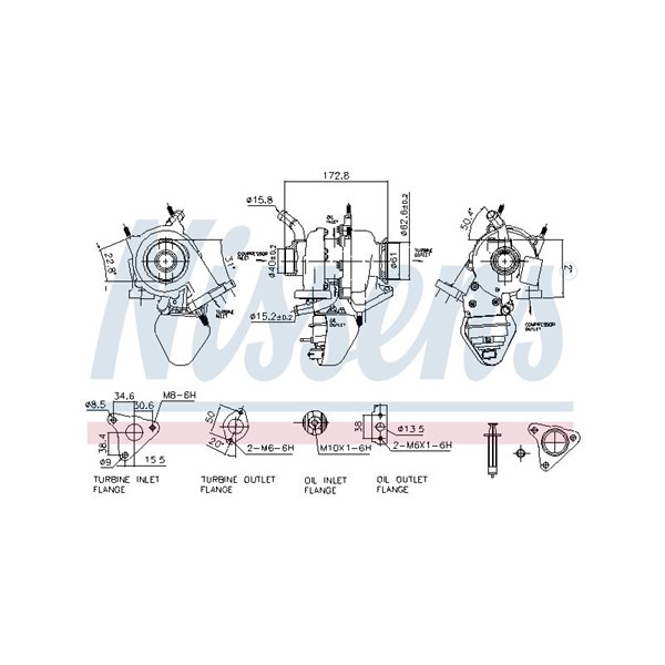 Turbo Nissens 93342 NISSENS