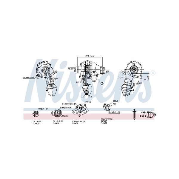 Turbo Nissens 93416 NISSENS