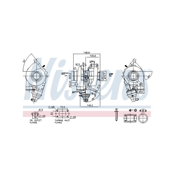 Turbo Nissens 93467 NISSENS