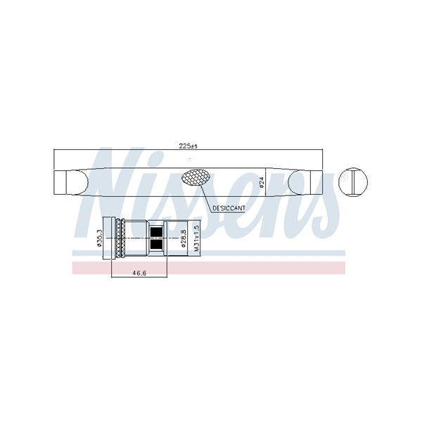 Torkfilter Nissens 95786 NISSENS