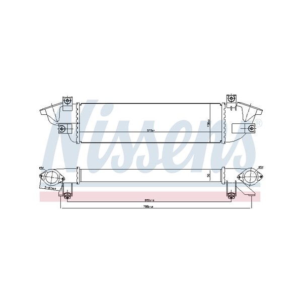 Intercooler Nissens 961010 NISSENS