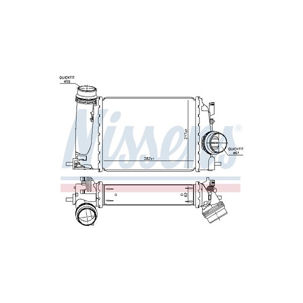 Intercooler Nissens 961120 NISSENS