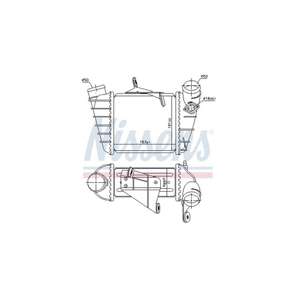 Intercooler Nissens 961200 NISSENS