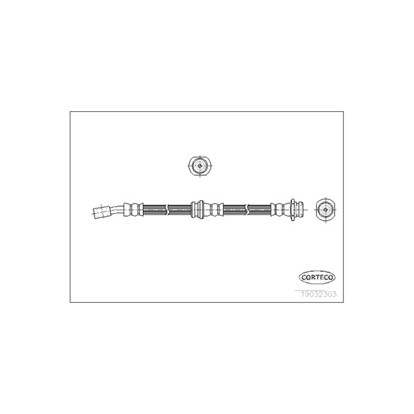 Bromsslang, Framaxel Corteco 19032303 CORTECO