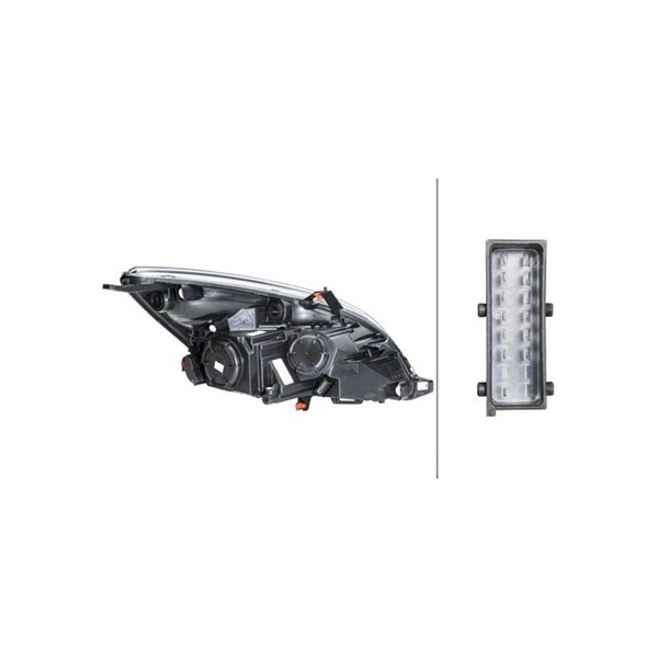 Strålkastare 12V, Höger Hella 1ES 354 830-041 HELLA Strålkastare 12V, Höger Hella 1ES 354 830-041 HELLA