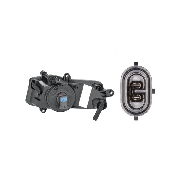 Dimljus 12V, Höger Hella 1NA 009 963-121 HELLA