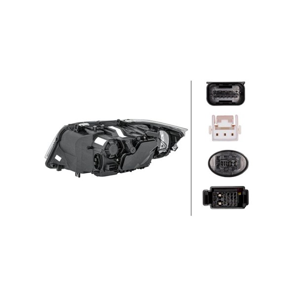 Strålkastare 12V, Höger Hella 1ZS 354 692-021 HELLA Strålkastare 12V, Höger Hella 1ZS 354 692-021 HELLA