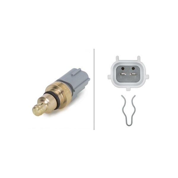 Kylvätsketemperatur-sensor 12V Hella 6PT 009 309-571 HELLA Kylvätsketemperatur-sensor 12V Hella 6PT 009 309-571 HELLA