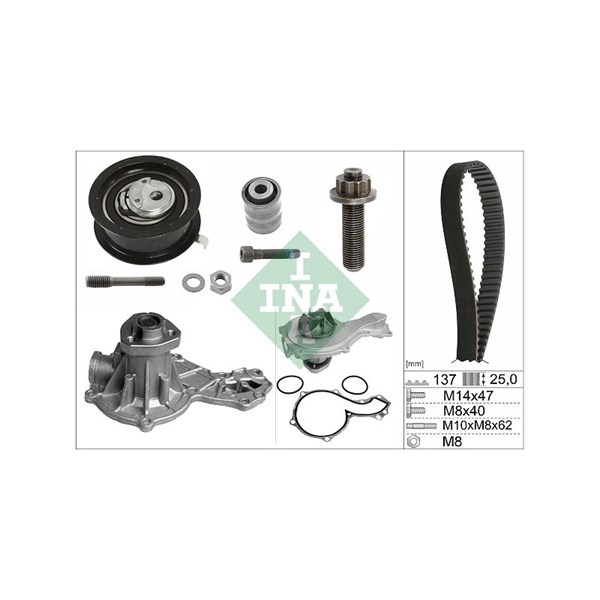 Kamremskit med vattenpump Ina 530 0377 30 INA