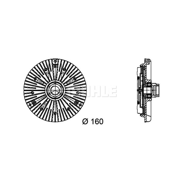 Koppling, kylarfläkt Mahle CFC 94 000P MAHLE