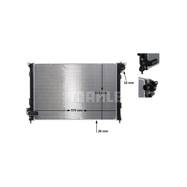 Kylare, motorkylning Mahle CR 983 000S MAHLE