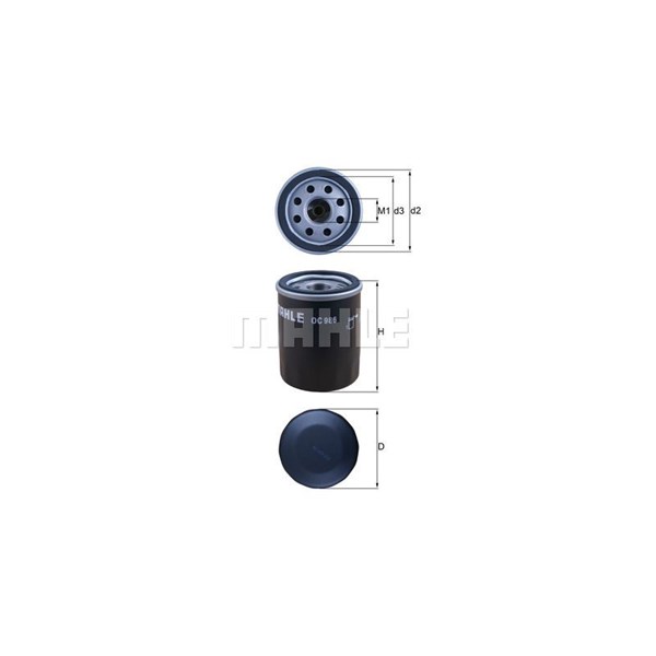 Oljefilter Mahle OC 986 MAHLE